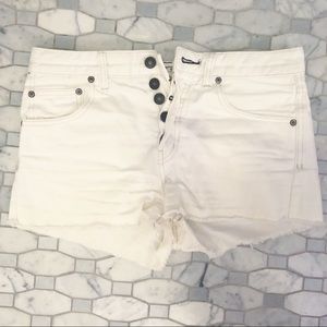white cutoffs
